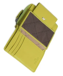 Braun Büffel Joy Wallet soft cow leather light green Sale