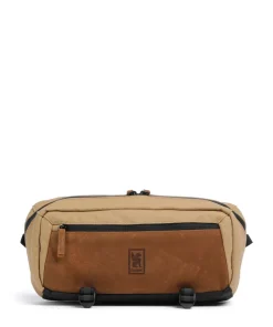 Chrome Kadet Mini Suede Sling bag cotton, brushed cow leather light brown Outlet