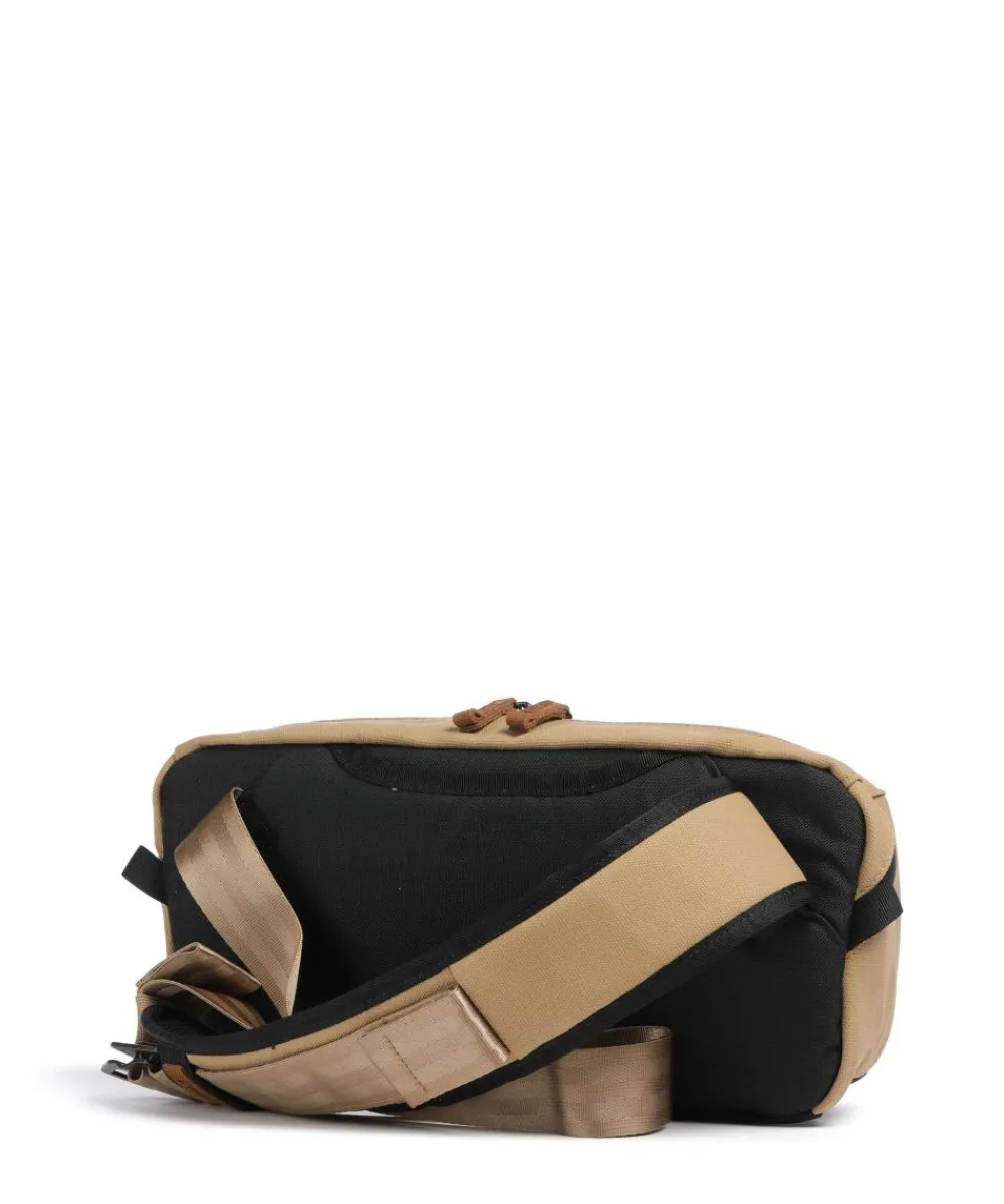 Chrome Kadet Mini Suede Sling bag cotton, brushed cow leather light brown Outlet