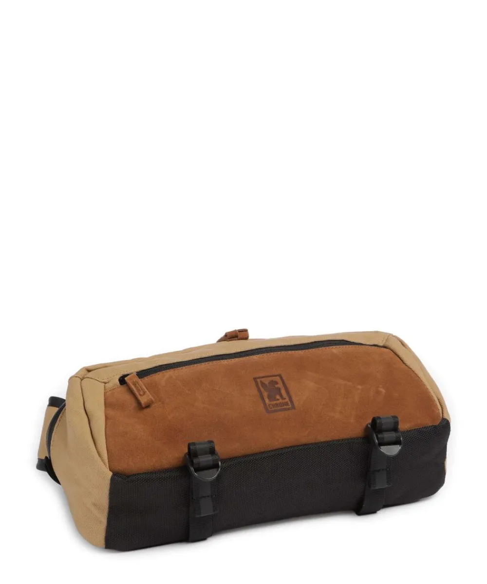 Chrome Kadet Mini Suede Sling bag cotton, brushed cow leather light brown Outlet