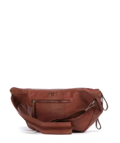 Taschendieb Wien Kohlmarkt 108 Sling bag grained cow leather red brown