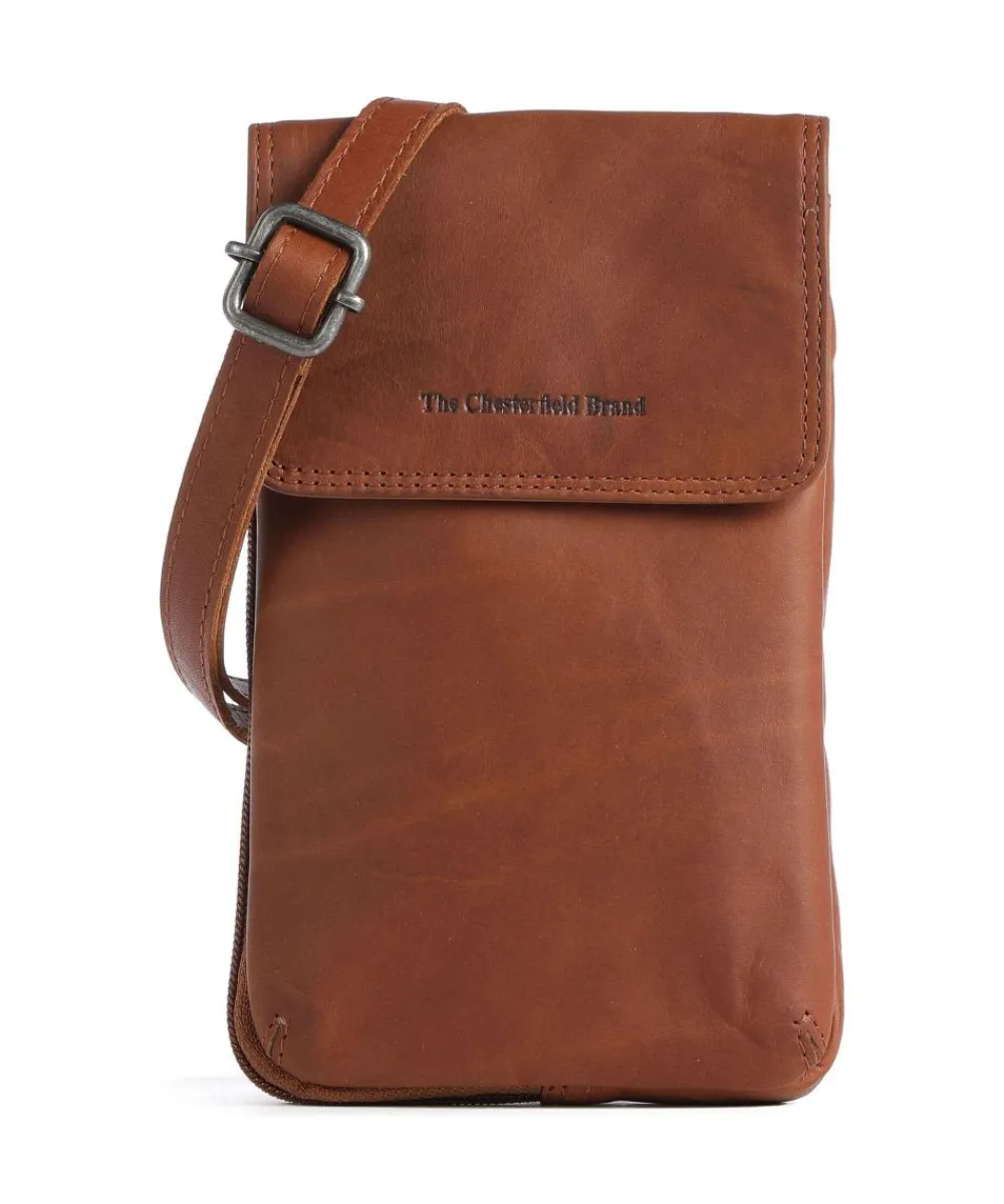 Sale Langley Phone bag pull-up cow leather Phone Bags