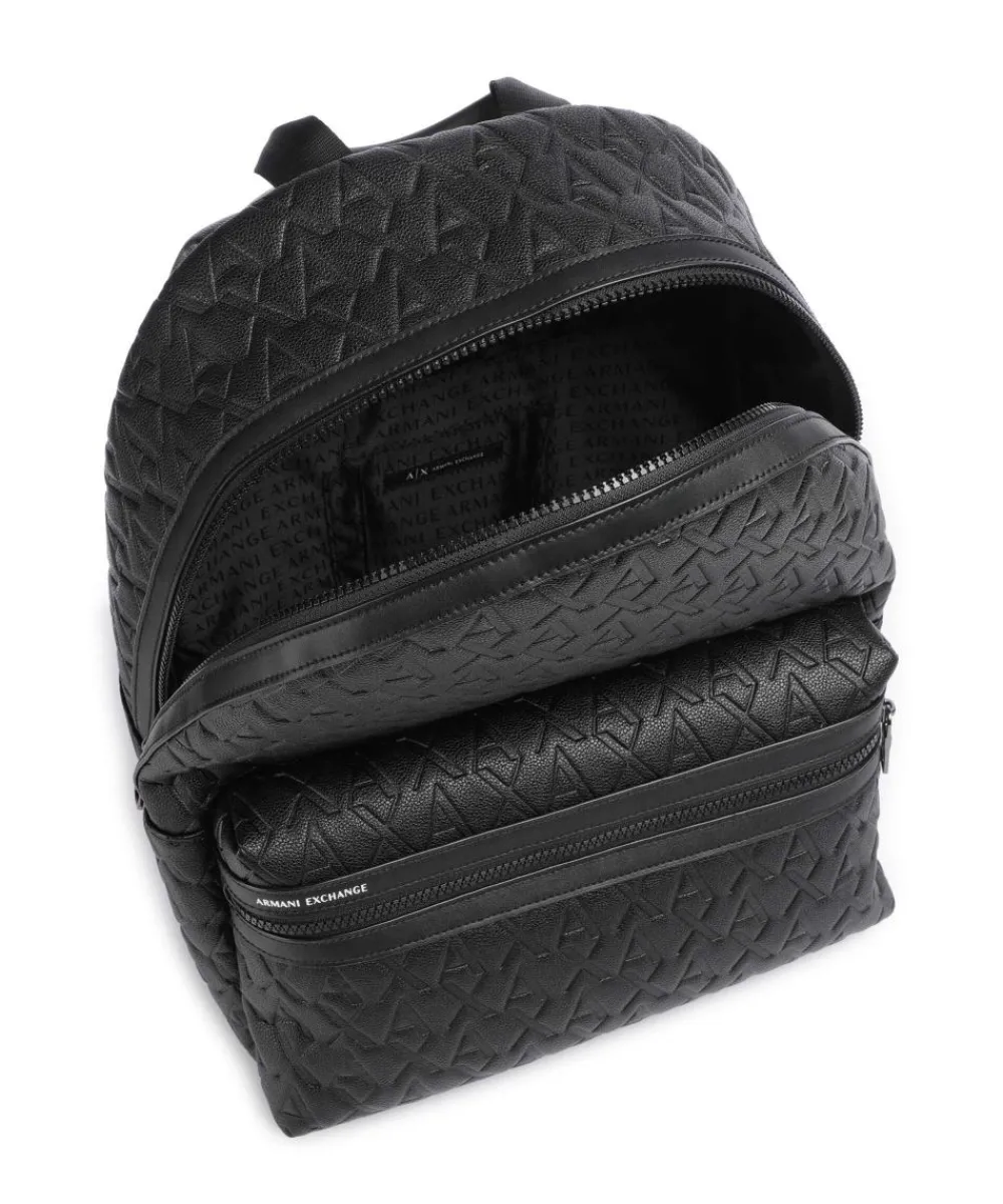 Armani Exchange Liam Backpack imitation leather black Best