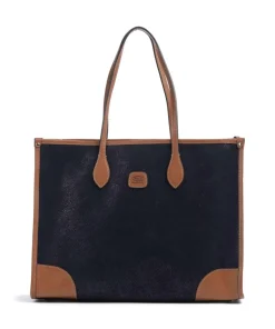 Best Life Tote bag 14″ fabric, grained leather Tote Bags