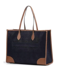 Best Life Tote bag 14″ fabric, grained leather Tote Bags