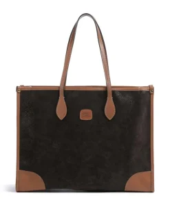 Sale Life Tote bag 14″ fabric, grained leather Tote Bags