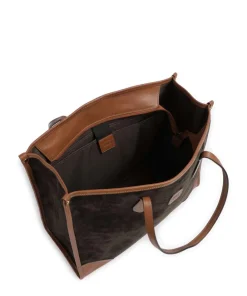 Sale Life Tote bag 14″ fabric, grained leather Tote Bags