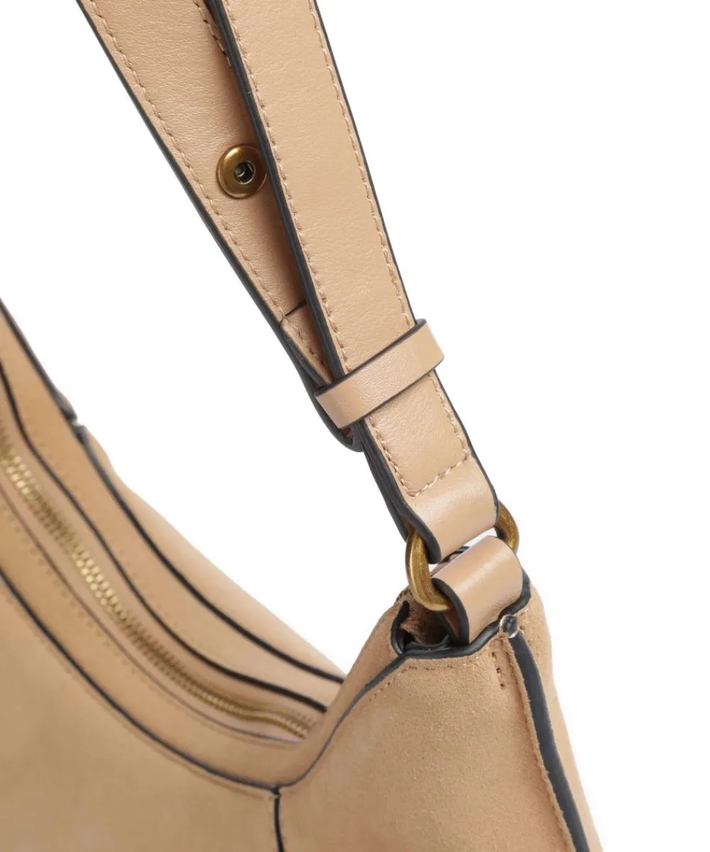 Best Lilly Suede S Hobo bag velour leather Shoulder Bags|Hobo Bags
