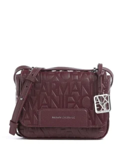 Armani Exchange Liz Crossbody bag imitation leather wine Discount