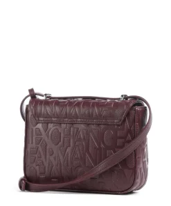 Armani Exchange Liz Crossbody bag imitation leather wine Discount