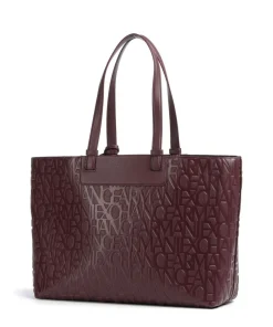 Armani Exchange Liz Monogram L Tote bag imitation leather wine Outlet