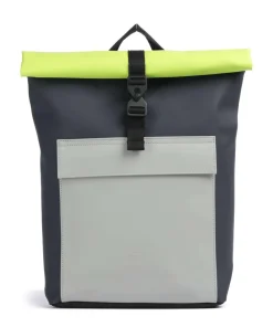 Clearance Lotus Jasper Mini Rolltop backpack 15″ polyurethane Rolltop Backpacks|Laptop Backpacks