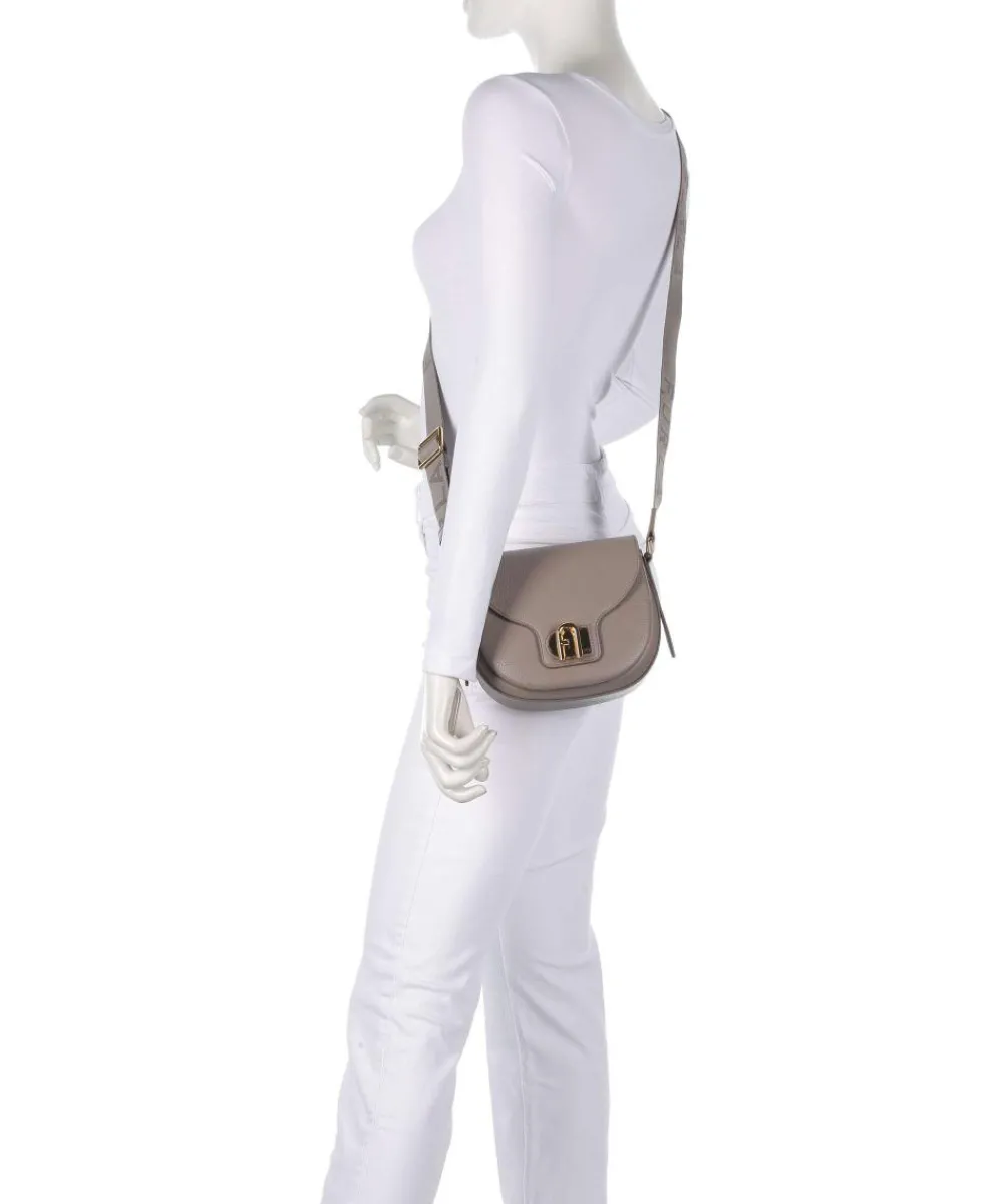 New Lotus Mini Crossbody bag grained leather Crossbody Bags