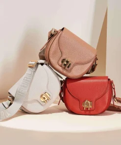Best Lotus Mini Crossbody bag grained leather Crossbody Bags