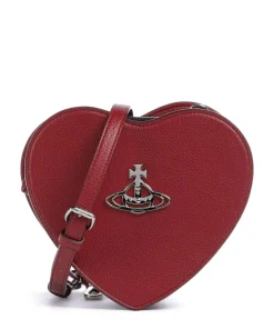 Vivienne Westwood Louise Heart Grain Crossbody bag imitation leather red