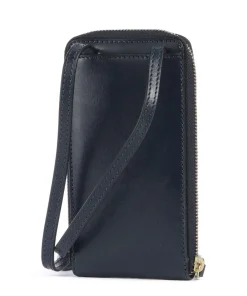 The Bridge Lucrezia Phone bag cow leather dark blue Hot