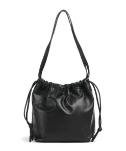 Best Lya Sheep Natural M Bucket bag sheepskin leather Shoulder Bags|Hobo Bags