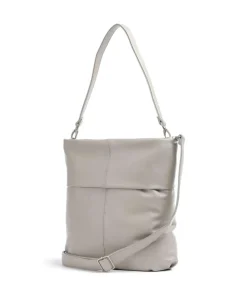 Zwei Mademoiselle.M M12 Hobo bag imitation leather light grey Outlet