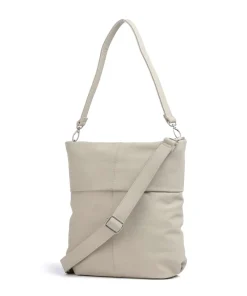 Zwei Mademoiselle.M M12 Hobo bag imitation leather beige Outlet