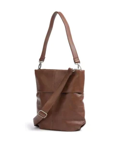 Zwei Mademoiselle.M M90 Hobo bag imitation leather cognac
