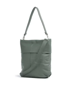 Zwei Mademoiselle.M M12 Hobo bag imitation leather green Discount