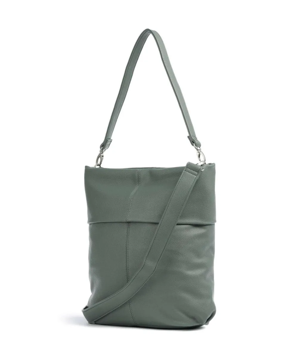 Zwei Mademoiselle.M M12 Hobo bag imitation leather green Discount