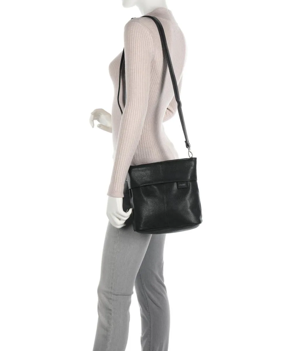 Zwei Mademoiselle.M M8 Shoulder bag imitation leather black Clearance