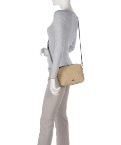 Abro Maglia Raffia Kaia Crossbody bag bast nature/black