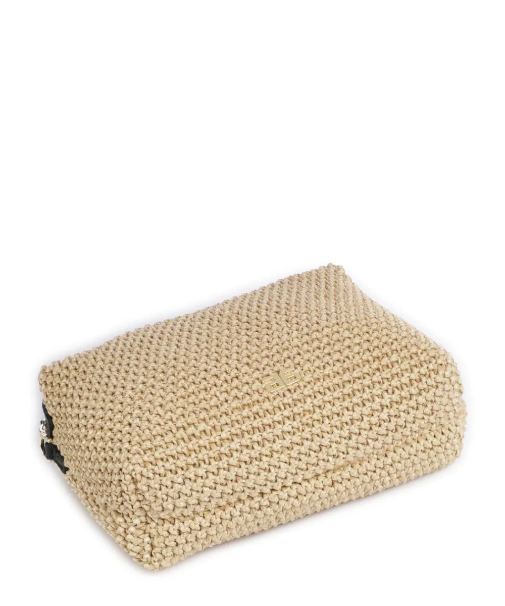 Abro Maglia Raffia Kaia Crossbody bag bast nature/black