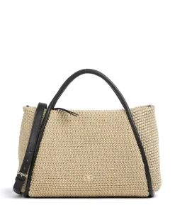 Abro Maglia Raffia Willow Handbag bast nature/black Clearance