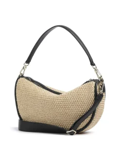 Abro Maglia Raffia Willow Hobo bag bast nature/black Clearance