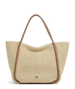 Abro Maglia Raffia Willow Tote bag bast nature Sale