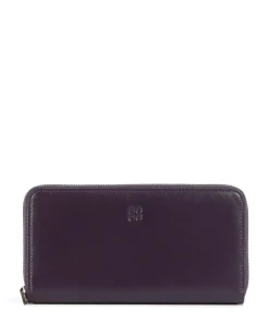 DuDu Bags Mauritius RFID Wallet softly grained calfskin aubergine Hot