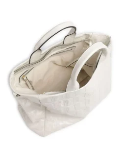 Abro Maxi Cocco Mia Handbag embossed cow leather cream New
