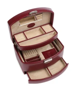 Merino 3 Etagen Jewelry box imitation leather Jewelry Boxes