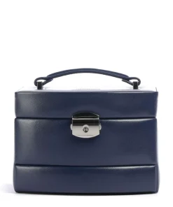 Windrose Merino Jewelry box imitation leather dark blue Outlet
