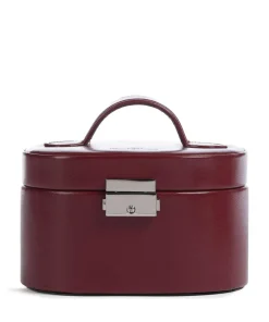 Windrose Merino Jewelry box imitation leather dark red Outlet