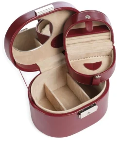Windrose Merino Jewelry box imitation leather dark red Outlet
