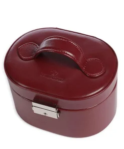 Windrose Merino Jewelry box imitation leather dark red Outlet
