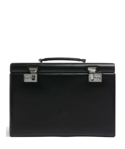 Windrose Merino Jewelry box imitation leather black Best