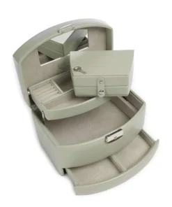 Windrose Merino Moda Jewelry box imitation leather pistachio New
