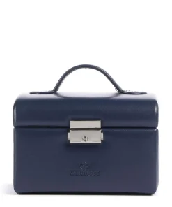 Windrose Merino Moda Jewelry box imitation leather dark blue Discount