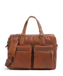 Clearance Misha Briefcase 17″ pull-up cow leather Business- & Laptop Bags