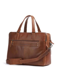 Clearance Misha Briefcase 17″ pull-up cow leather Business- & Laptop Bags