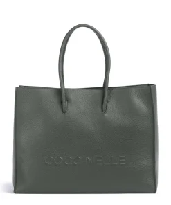 Myrtha Maxi Logo Tote bag grained cow leather Tote Bags
