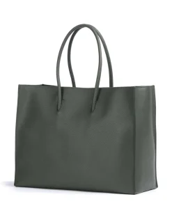 Myrtha Maxi Logo Tote bag grained cow leather Tote Bags