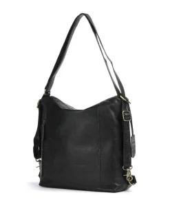 Burkely Natural Norah Backpack bag grained leather black Online