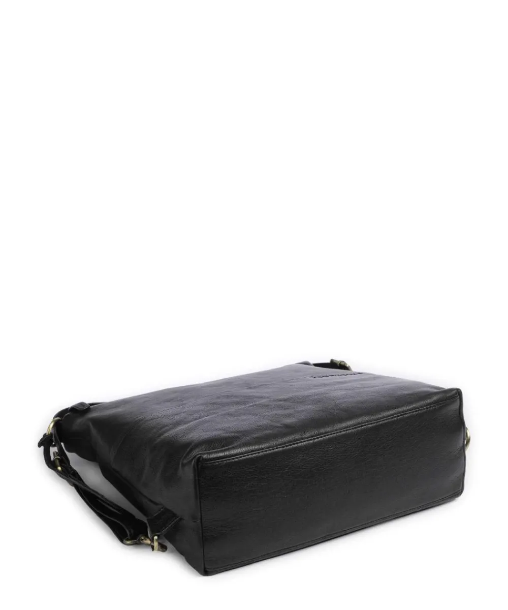 Burkely Natural Norah Backpack bag grained leather black Online