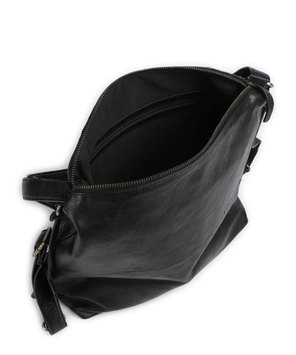Burkely Natural Norah Backpack bag grained leather black Online
