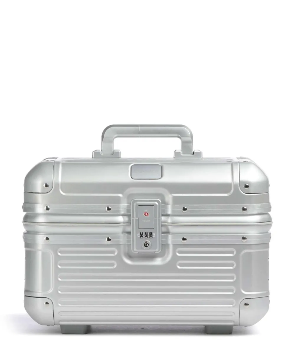 Travelite Next Beauty case 38 cm silver Outlet